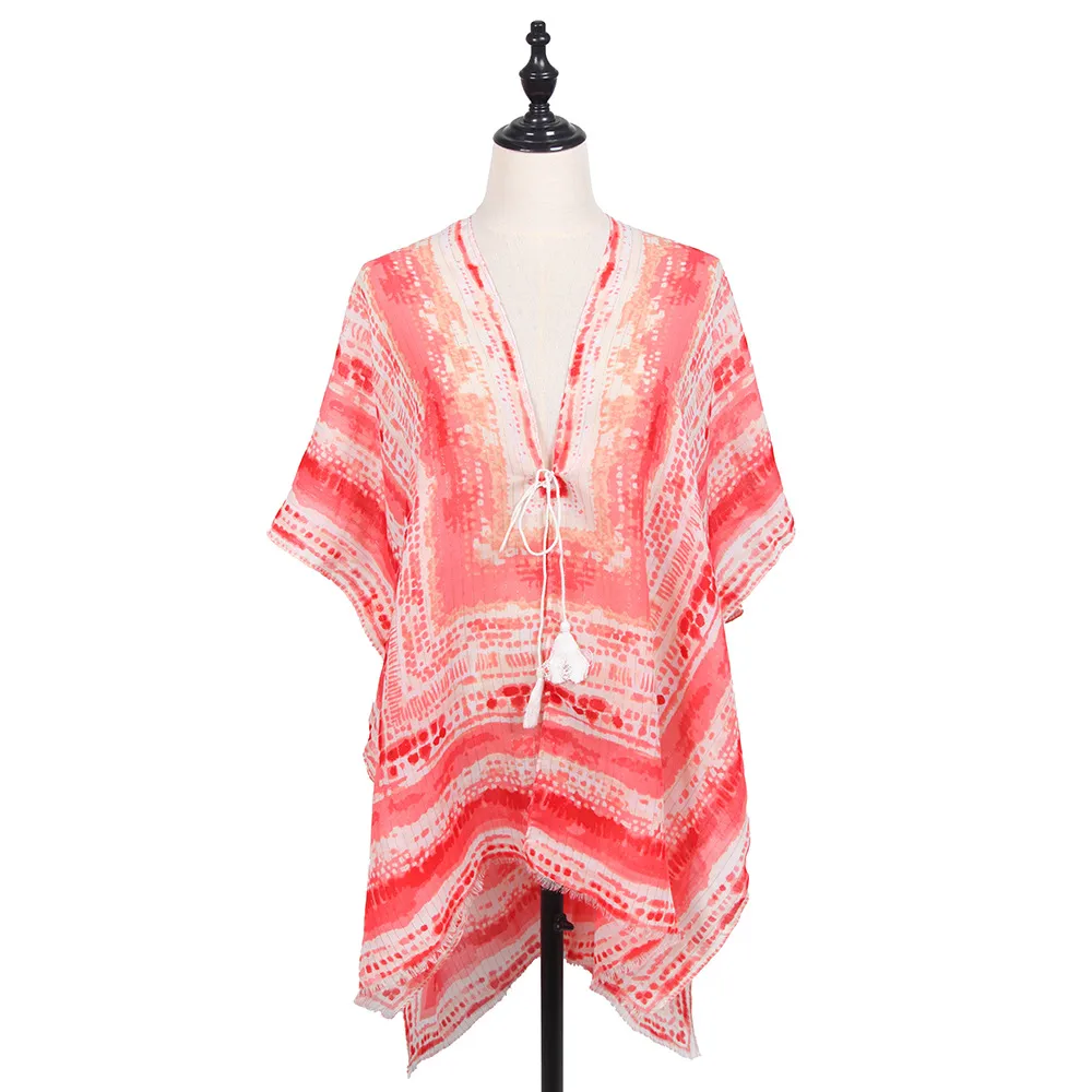 Hot-mined Satin Gold Silk Scarf Women's Long Strip Shawl Scarf Beach Clothes Factory Foreign Trade Supply display picture 15