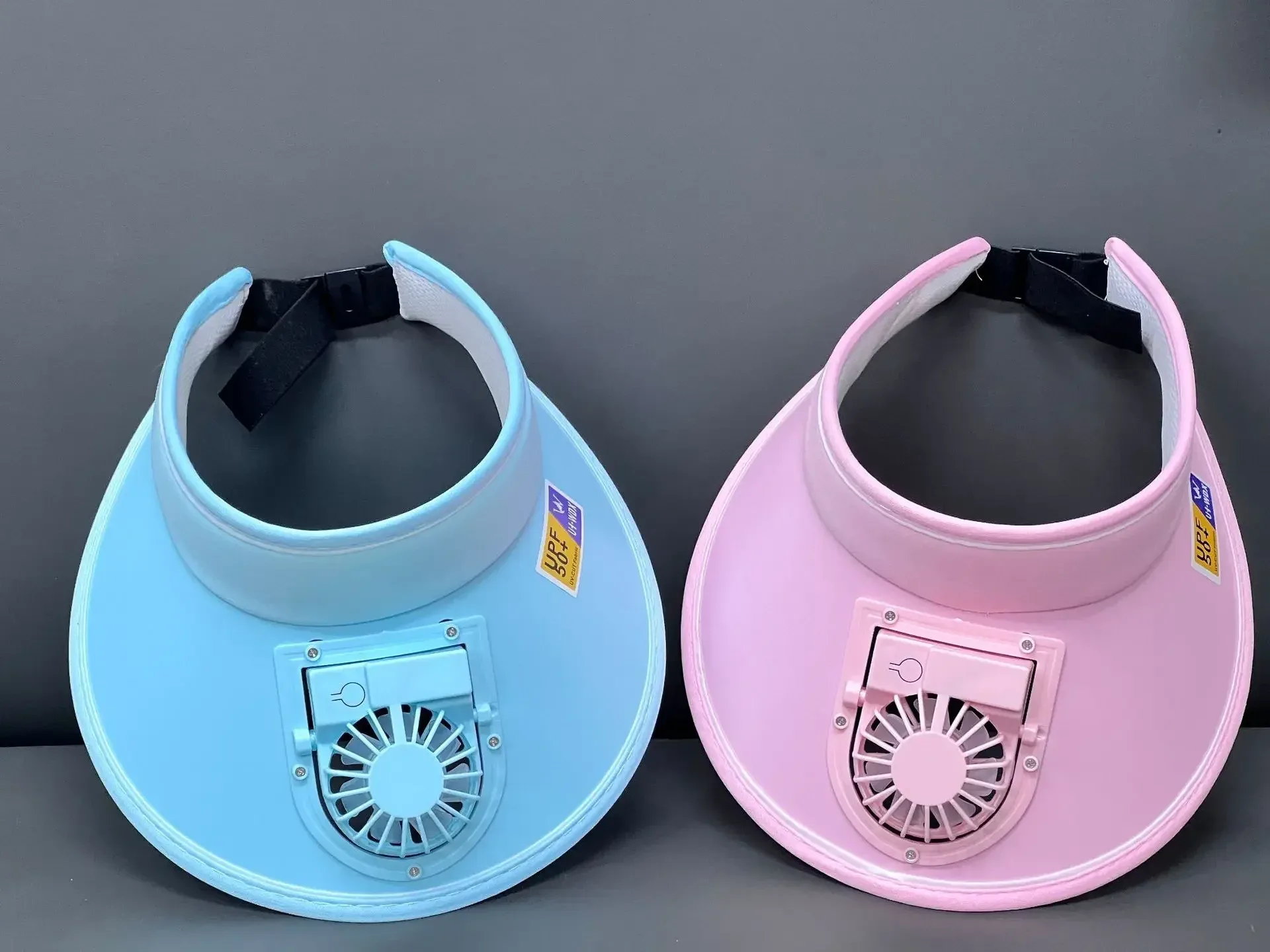 Summer New Fan Hat Sunshade Sunscreen Usb Charging Face-covering Women's Outdoor Empty Top Large Eaves Sun Hat Spot display picture 3