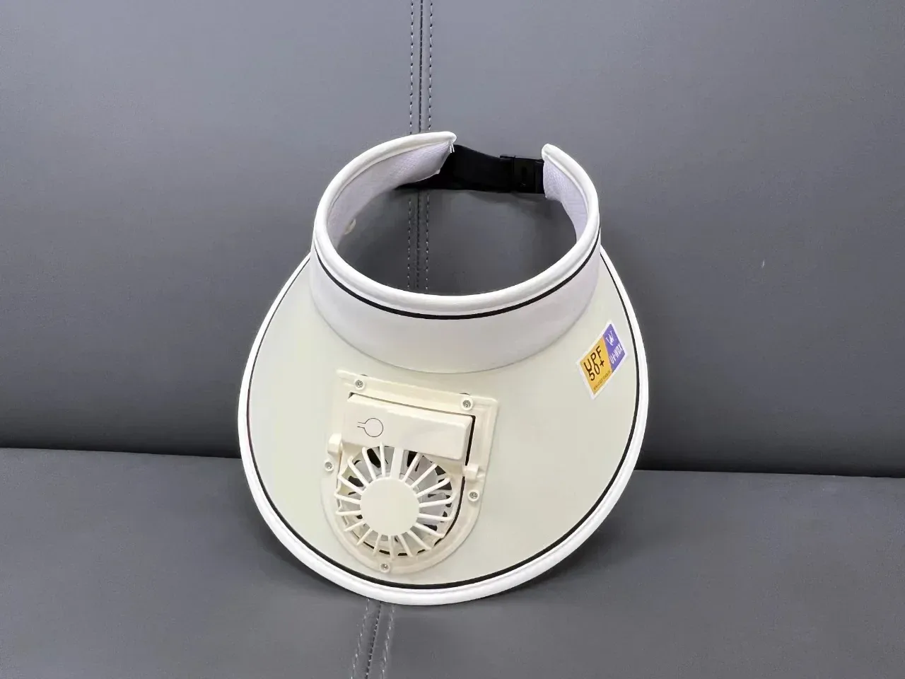 Summer New Fan Hat Sunshade Sunscreen Usb Charging Face-covering Women's Outdoor Empty Top Large Eaves Sun Hat Spot display picture 6