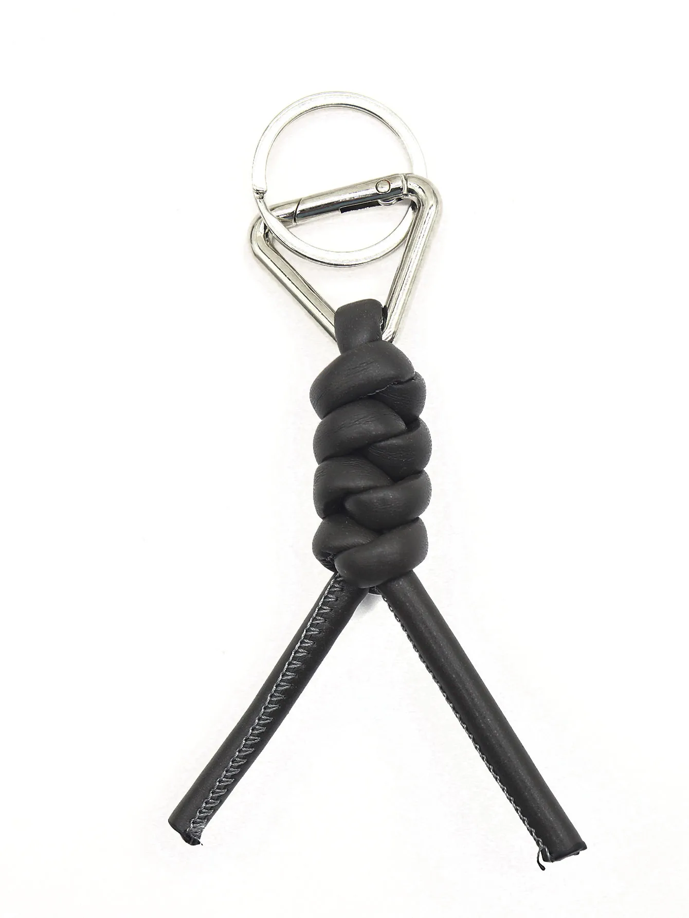 1 Piece All Seasons Pu Leather Solid Color Keychain display picture 5