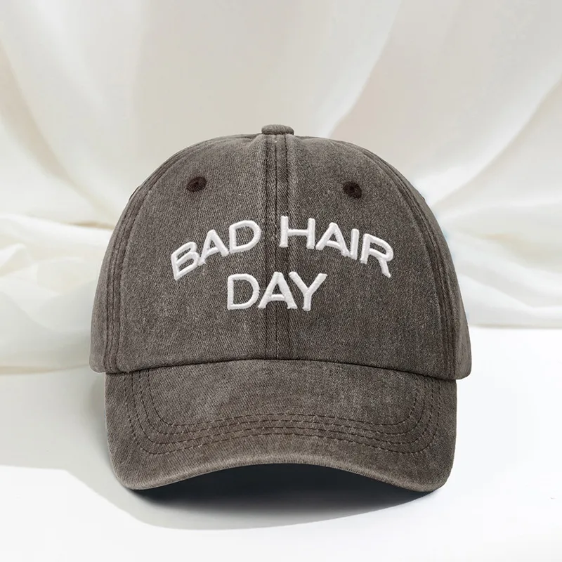 Unisex Casual Simple Style Streetwear Vocabulary Words/Name Embroidery Curved Eaves Baseball Cap display picture 5