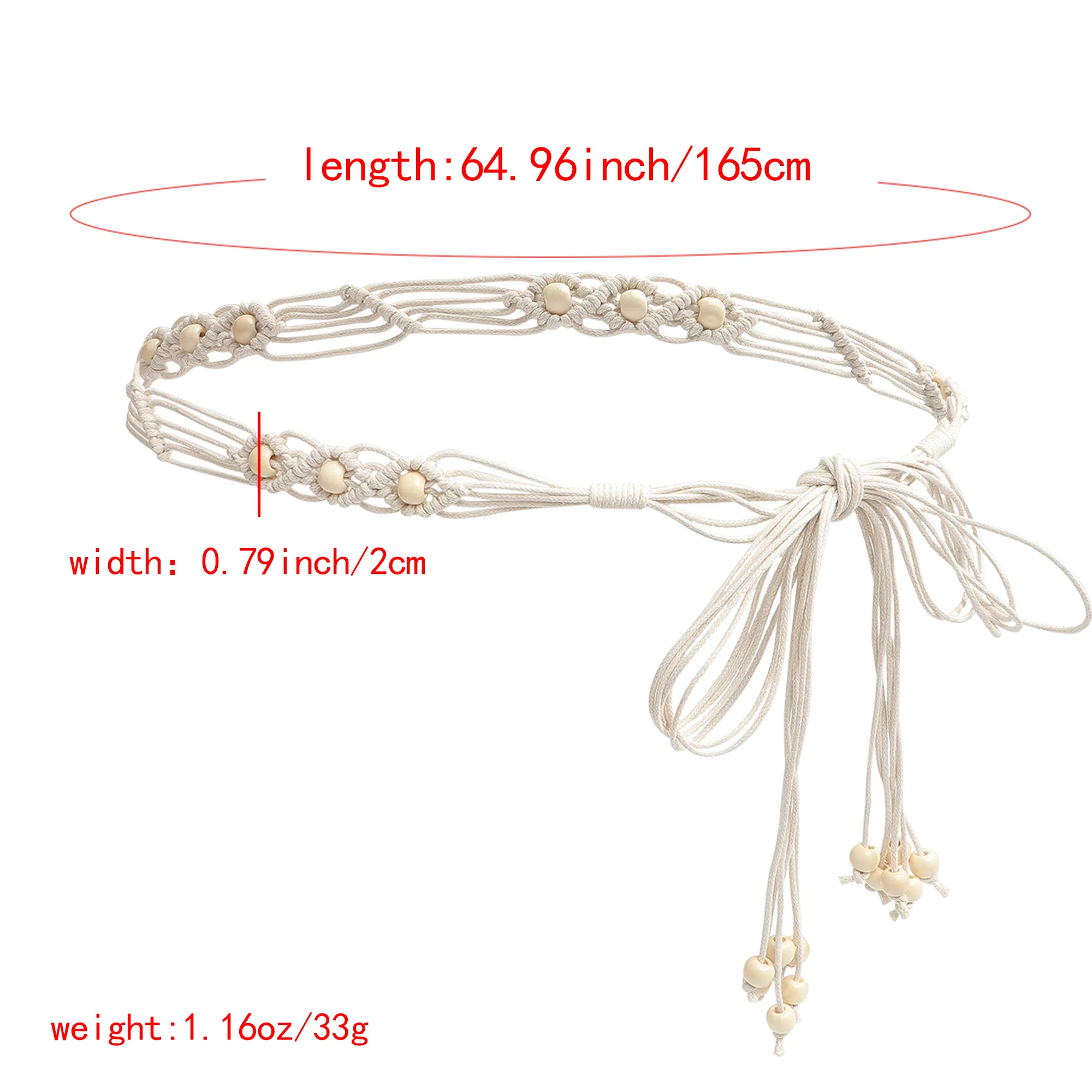 Ethnic Style Bohemian Pastoral Geometry Polyester Women's Chain Belts display picture 1
