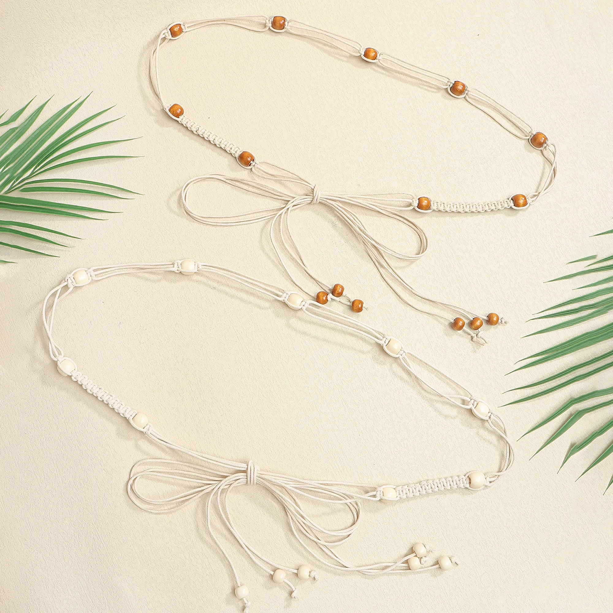 Ethnic Style Bohemian Solid Color Polyester Women's Chain Belts display picture 2