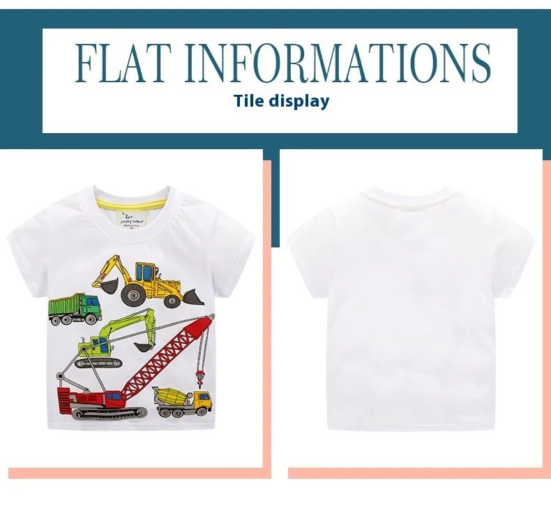 Boy'S Cute Cartoon Car Printing Cotton display picture 1