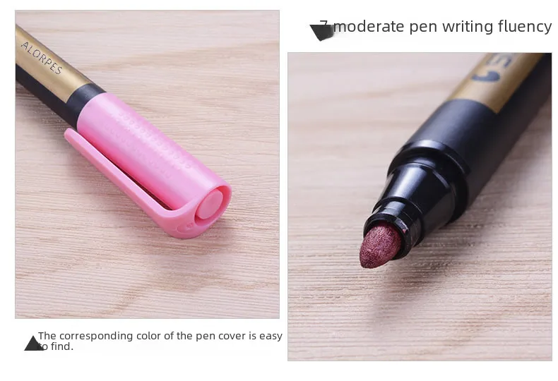 Stasta 8151 Color Metal Marker Water-based Paint Marker DIY Photo Album Hand Account Pen display picture 8