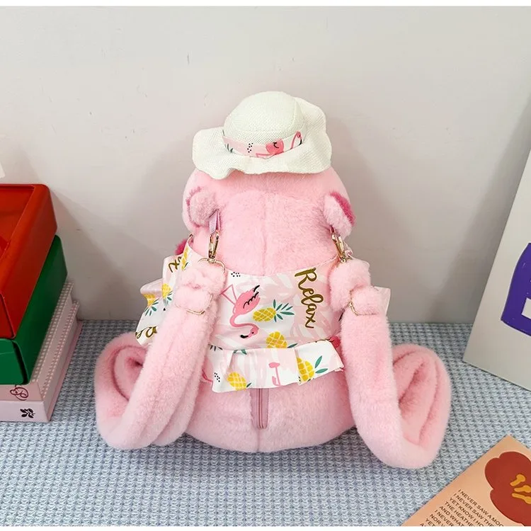 Cartoon Capybara Casual Holiday Women's Backpack display picture 16