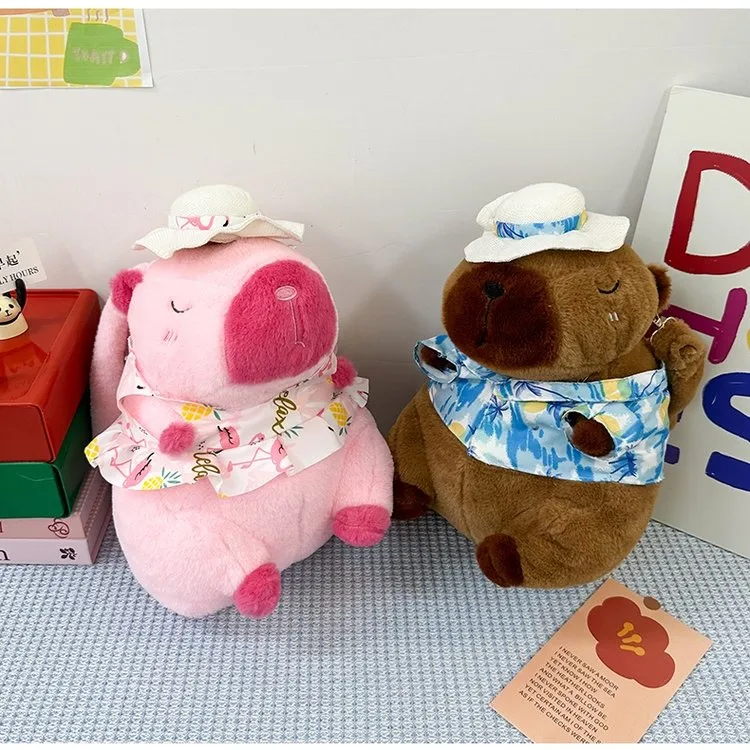 Cartoon Capybara Casual Holiday Women's Backpack display picture 22