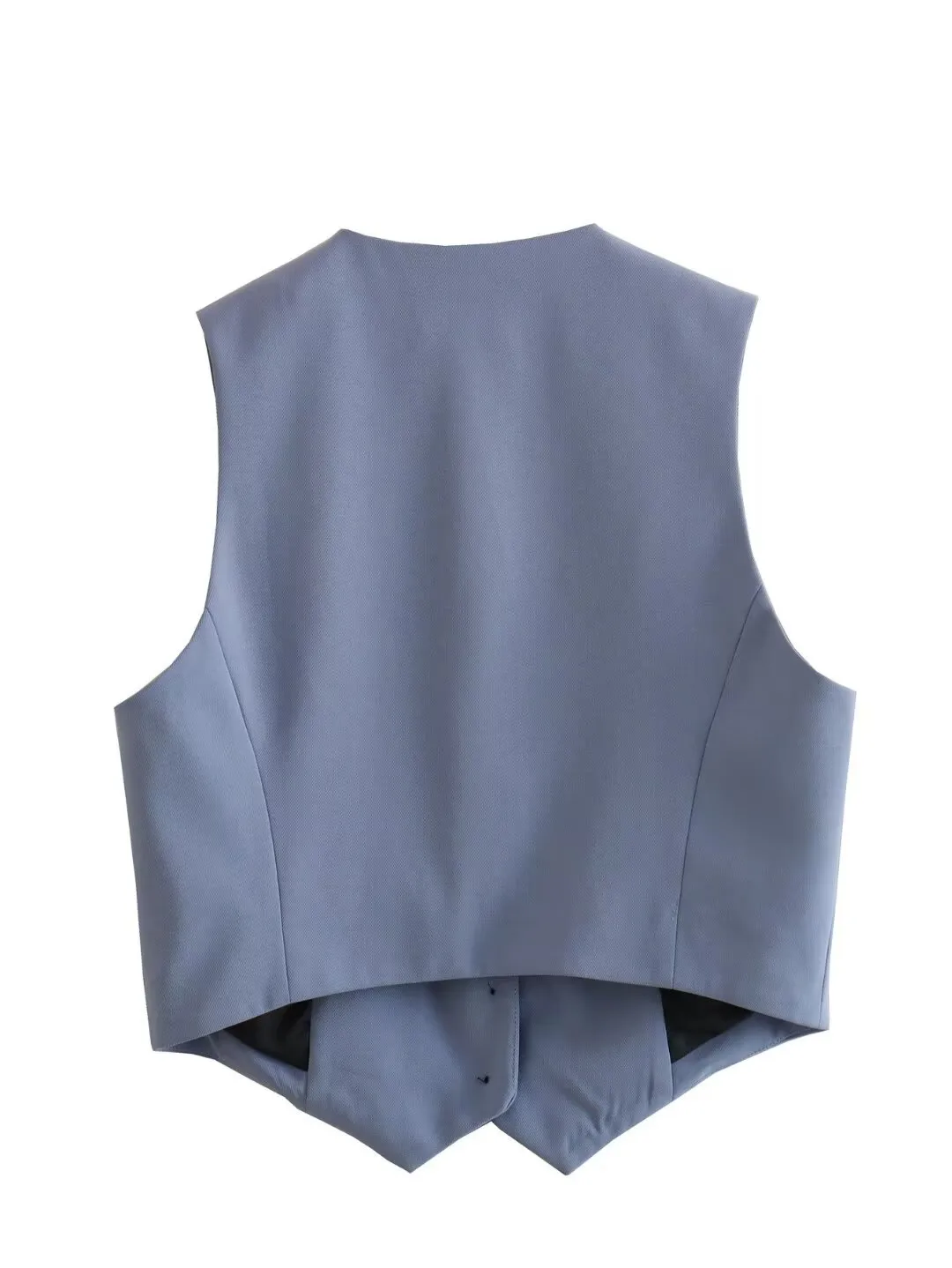 Women's Sleeveless Blazers Simple Style Classic Style Solid Color display picture 3