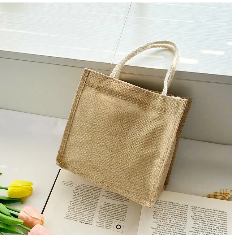 Little Bear Linen Handbag Women's Going Out Handbag  Internet Celebrity Ins New Style Small Satchel Fashionable Shoulder Bag For Students display picture 15