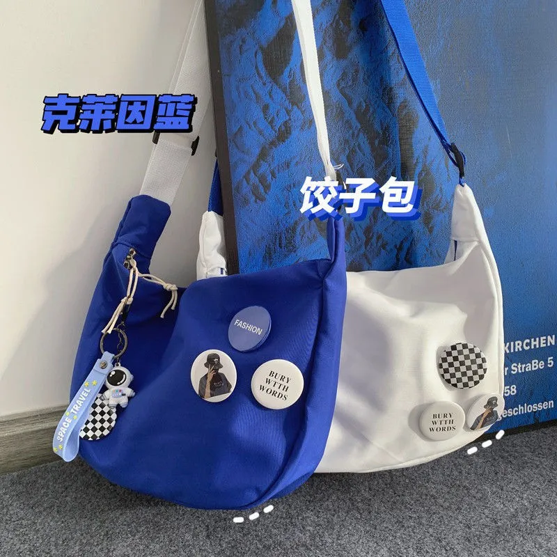 2023 New New Fashion Brand Shoulder Bag Fashion New Style Ins Women's Bag Klein Blue All-Match Casual Messenger Bag display picture 12