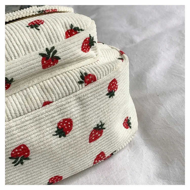 Schoolbag Female Ins New Junior High School Student Mori Style High School Student Online Influencer Cute Girl Heart Pink Strawberry Backpack display picture 3