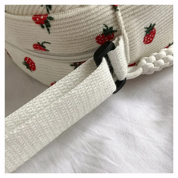 Schoolbag Female Ins New Junior High School Student Mori Style High School Student Online Influencer Cute Girl Heart Pink Strawberry Backpack display picture 6