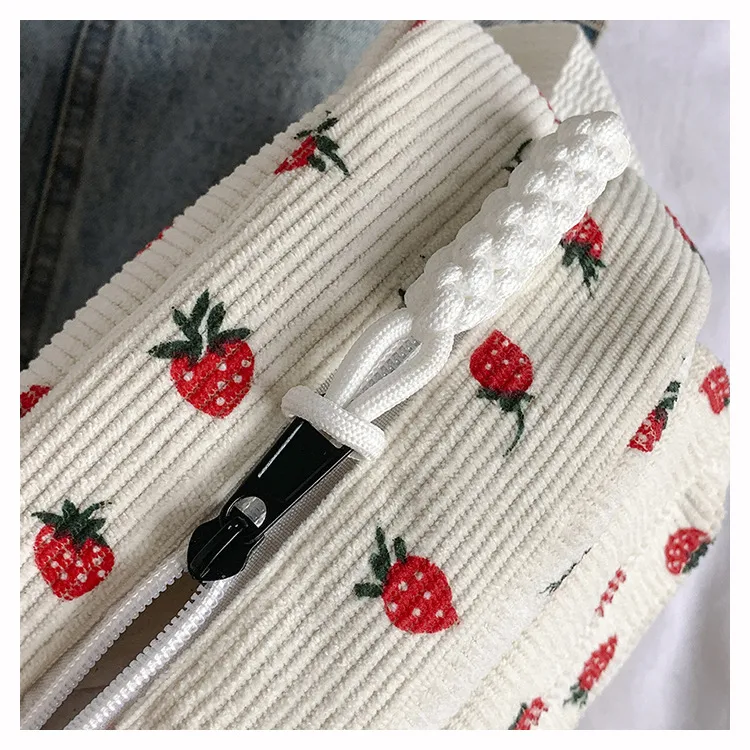 Schoolbag Female Ins New Junior High School Student Mori Style High School Student Online Influencer Cute Girl Heart Pink Strawberry Backpack display picture 9
