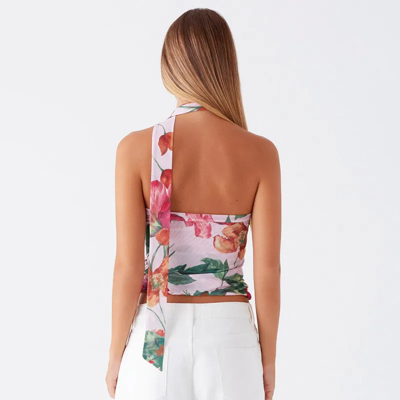 Women's Bandeau Tank Tops Streetwear 3D Effect display picture 13