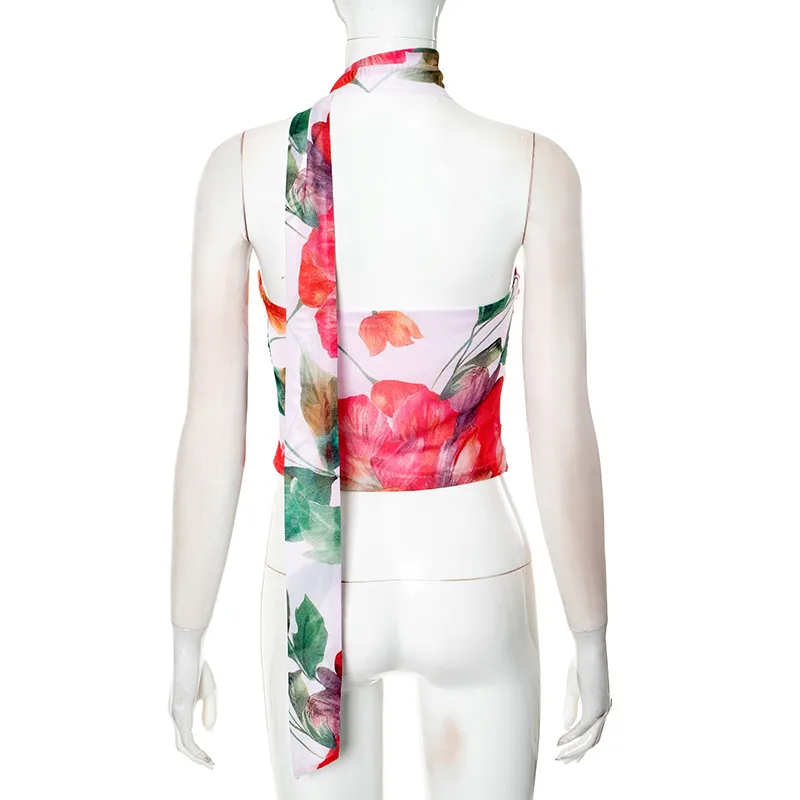 Women's Bandeau Tank Tops Streetwear 3D Effect display picture 26