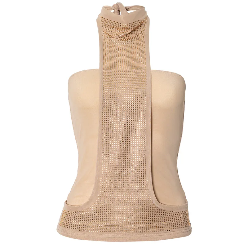 Women's T-shirt Sleeveless T-Shirts Sweet Spicy Wind Simple Style Streetwear Solid Color display picture 13
