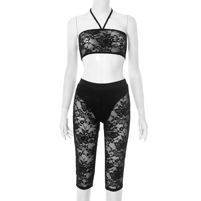 Weekend Women's Sexy Solid Color Spandex Polyester Pant Co-ord Set Shorts Sets display picture 7