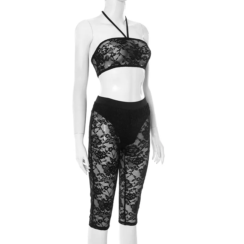 Weekend Women's Sexy Solid Color Spandex Polyester Pant Co-ord Set Shorts Sets display picture 8