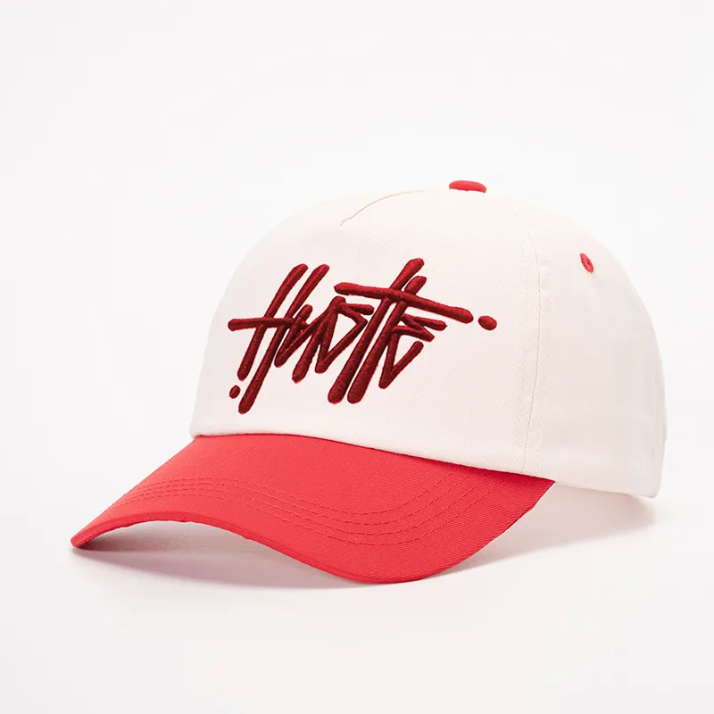 Unisex Casual Simple Style Streetwear Vocabulary Words/Name Color Block Embroidery Curved Eaves Baseball Cap display picture 2