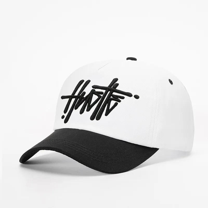 Unisex Casual Simple Style Streetwear Vocabulary Words/Name Color Block Embroidery Curved Eaves Baseball Cap display picture 6