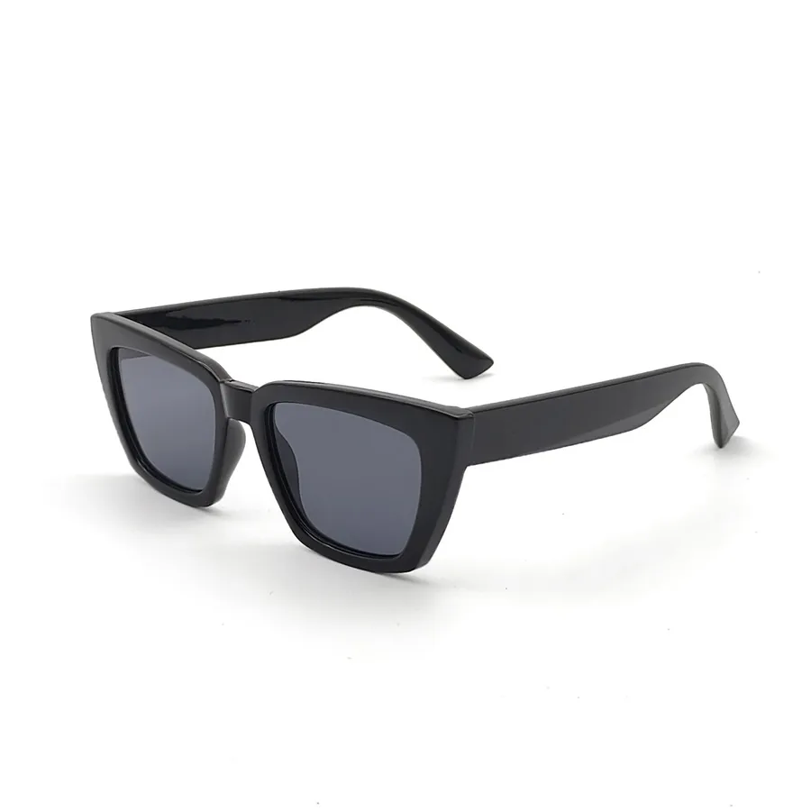 Casual Retro Simple Style Solid Color Ac Cat Eye Full Frame Glasses display picture 3