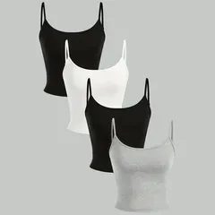 Weekend Home Daily Women's Casual Sexy Solid Color Spandex Polyester Vest Suit Shorts Sets display picture 3