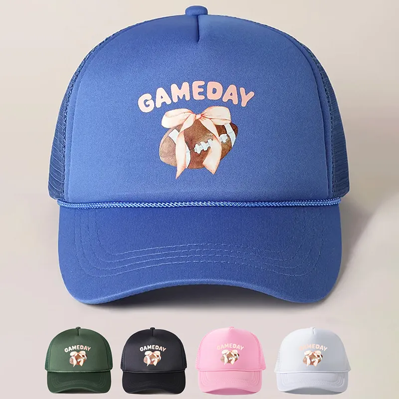 Unisex Casual Simple Style Streetwear Vocabulary Words/Name Baseball Bow Knot Curved Eaves Baseball Cap display picture 1