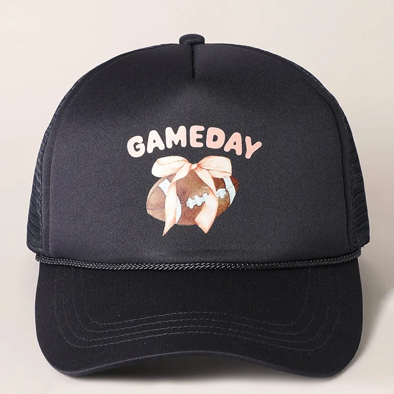 Unisex Casual Simple Style Streetwear Vocabulary Words/Name Baseball Bow Knot Curved Eaves Baseball Cap display picture 3