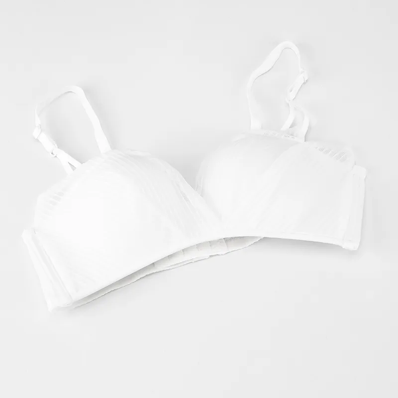 Solid Color Adjustable Sexy Comfort Bralette display picture 4