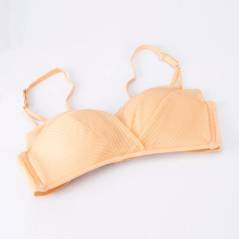 Solid Color Adjustable Sexy Comfort Bralette display picture 6