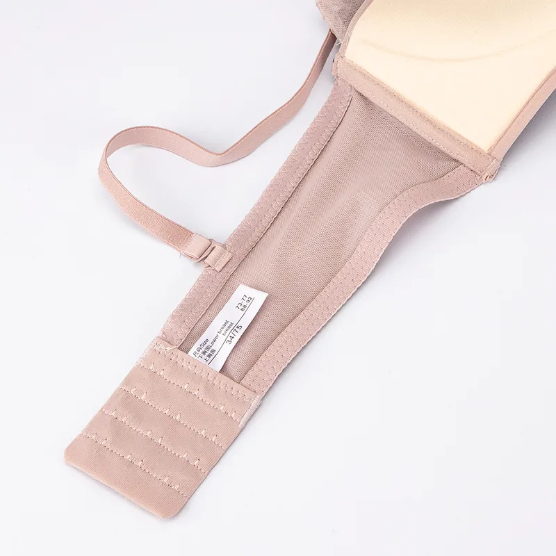 Solid Color Adjustable Sexy Comfort Bralette display picture 12