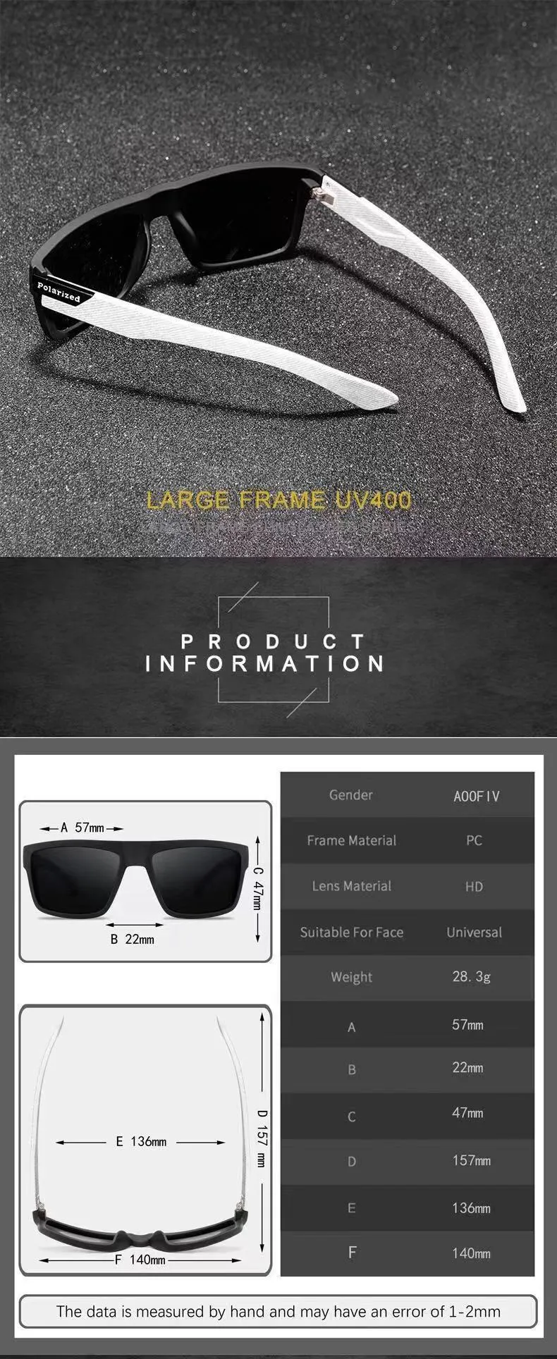 New Sports Polarizer D918 Sunglasses  Fashion Men's Riding Sunglasses Vintage Sunglasses display picture 3