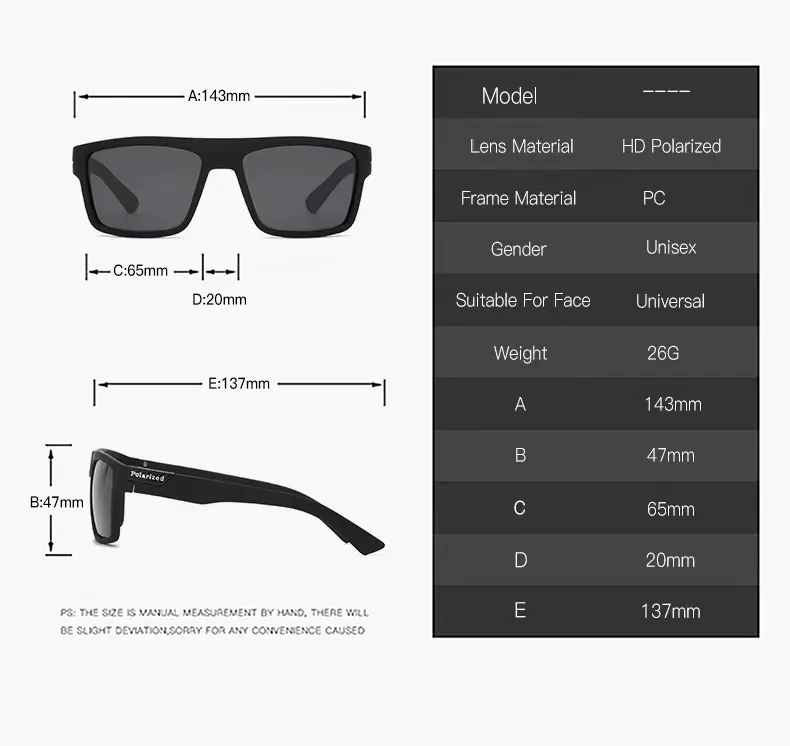 New Sports Polarizer D918 Sunglasses  Fashion Men's Riding Sunglasses Vintage Sunglasses display picture 5