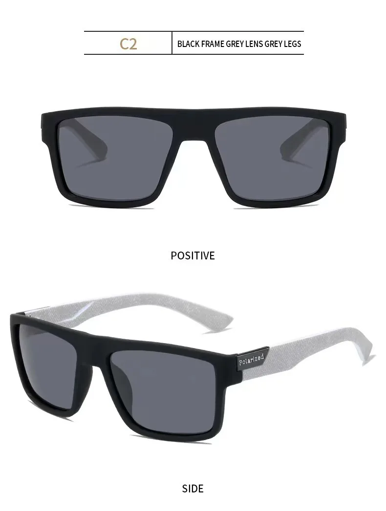 New Sports Polarizer D918 Sunglasses  Fashion Men's Riding Sunglasses Vintage Sunglasses display picture 19