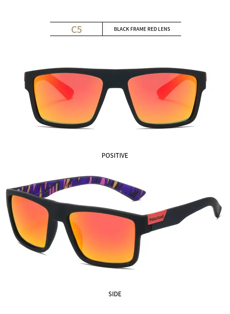 New Sports Polarizer D918 Sunglasses  Fashion Men's Riding Sunglasses Vintage Sunglasses display picture 20