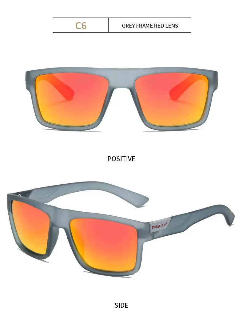 New Sports Polarizer D918 Sunglasses  Fashion Men's Riding Sunglasses Vintage Sunglasses display picture 22