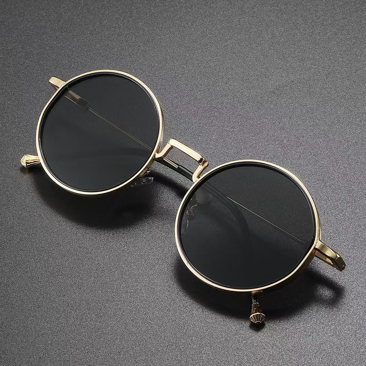 New   Retro Steampunk Metal Round Frame Wholesale display picture 7