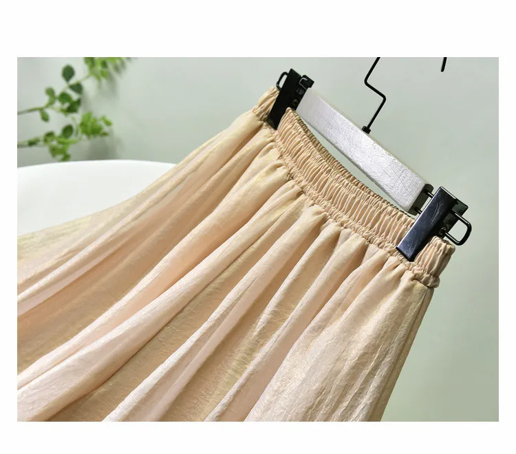 Spring Chinese Antique Casual Elegant Fairy Style Tulle Hanfu Wide Leg Pants Fairy Pants Chiffon Pants Women's Plus Size display picture 3
