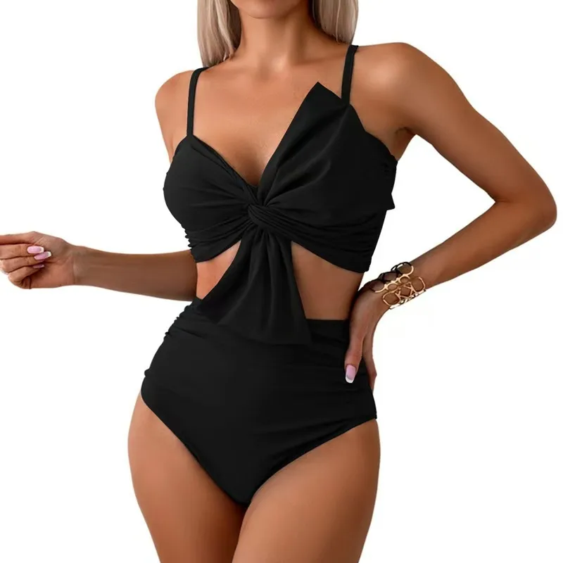 Swimsuit Women's Pure Color Camisole Sports Style Bikini Split Two-Piece Suit  Bikini display picture 6