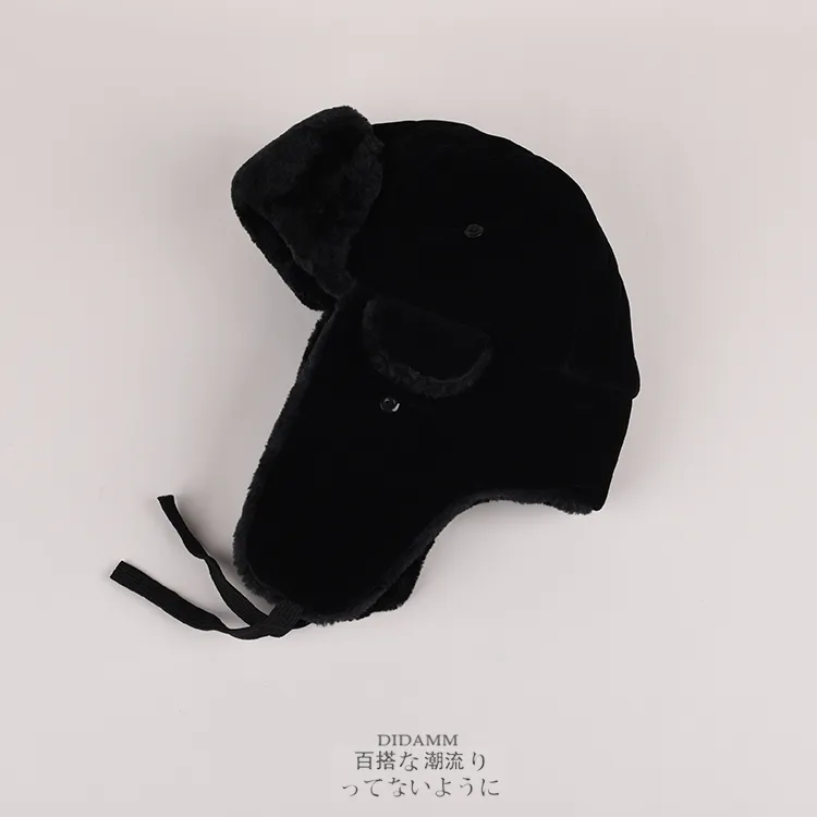 Lei Feng Hat Men's Winter Velvet Thick Cotton Hat Women's Cycling Ear Protectors Warm Northeast Train Head Hat Foreign Trade display picture 5