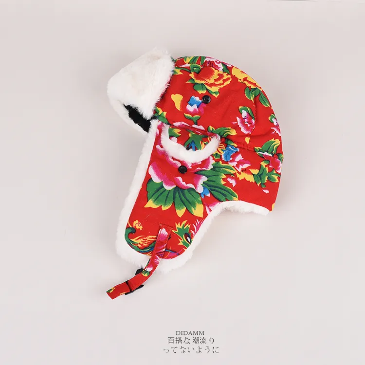 Lei Feng Hat Men's Winter Velvet Thick Cotton Hat Women's Cycling Ear Protectors Warm Northeast Train Head Hat Foreign Trade display picture 10