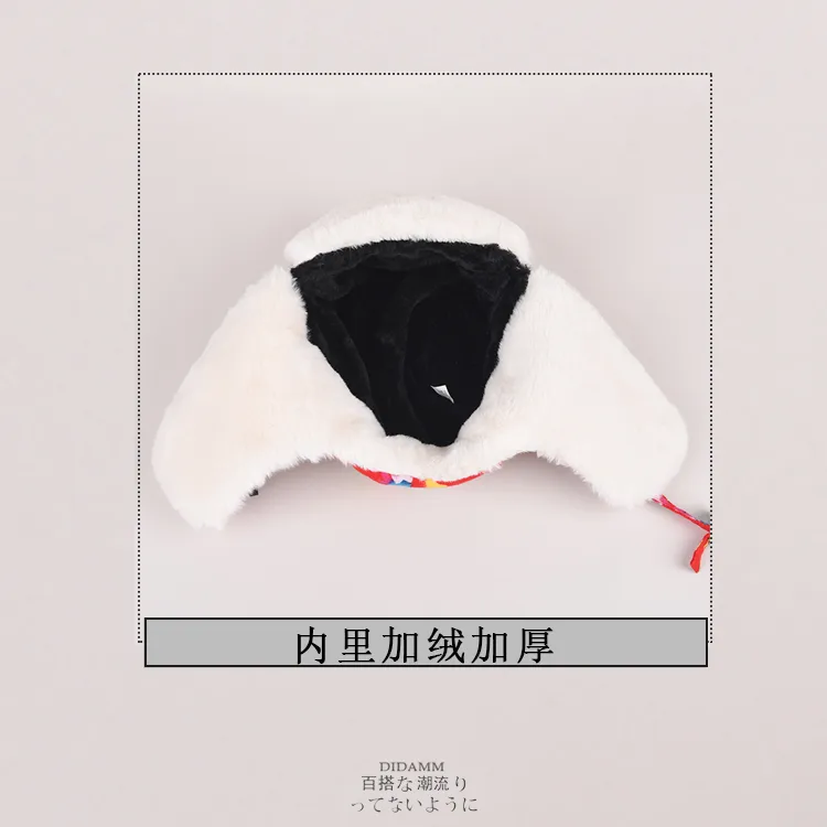 Lei Feng Hat Men's Winter Velvet Thick Cotton Hat Women's Cycling Ear Protectors Warm Northeast Train Head Hat Foreign Trade display picture 15