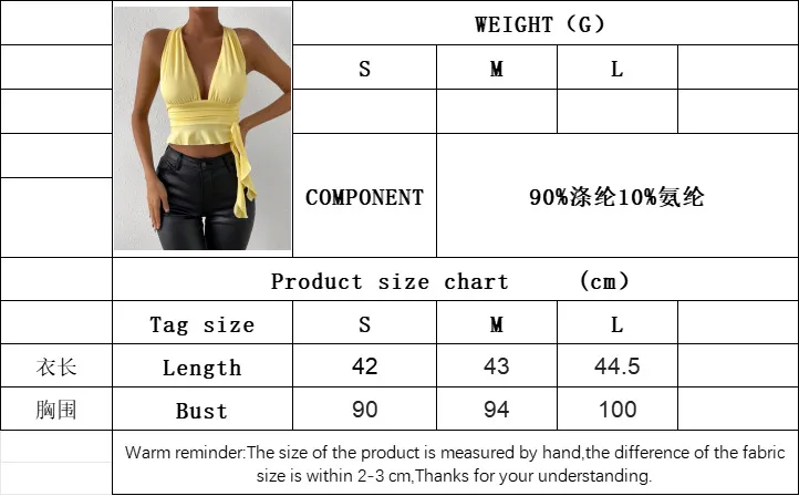 New   Milk Silk Sexy Hot Girl Deep V Waist Slim Design Sense Neck Top display picture 2