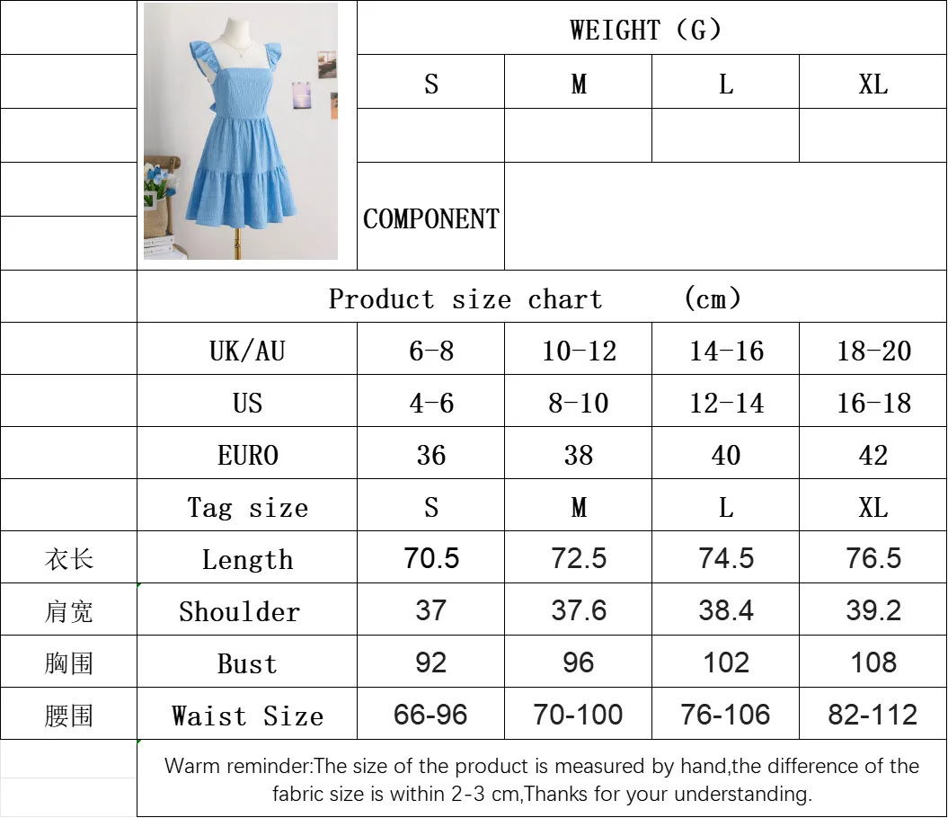 Summer   Foreign Trade New Age-Reducing Sweet Style Dress Vacation Fresh Fashion Backless Short Dress display picture 2