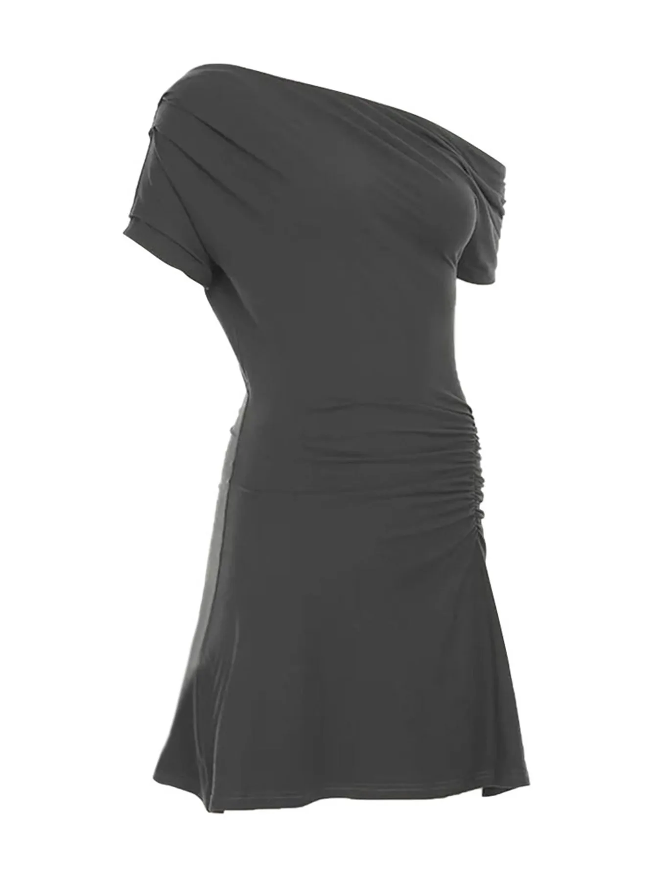 International Station   Women's Clothing High-Grade Adult Lady Like Woman Style Dress Summer Off-the-Shoulder Design High Waist Skirt display picture 7