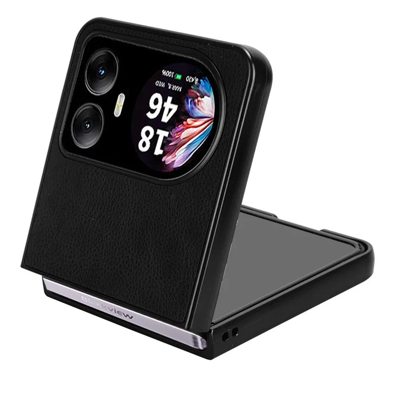 For Lingdu Blackview Hero 10 Foldable Phone Case Protective Case Litchi Pattern Leather Hard Shell Case display picture 5