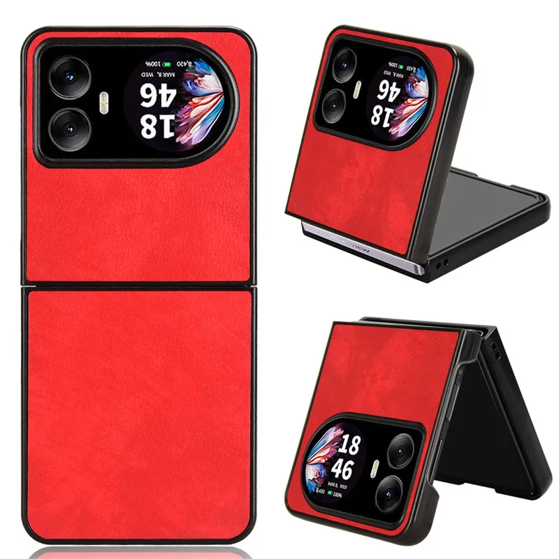 For Lingdu Blackview Hero 10 Foldable Phone Case Protective Case Litchi Pattern Leather Hard Shell Case display picture 9