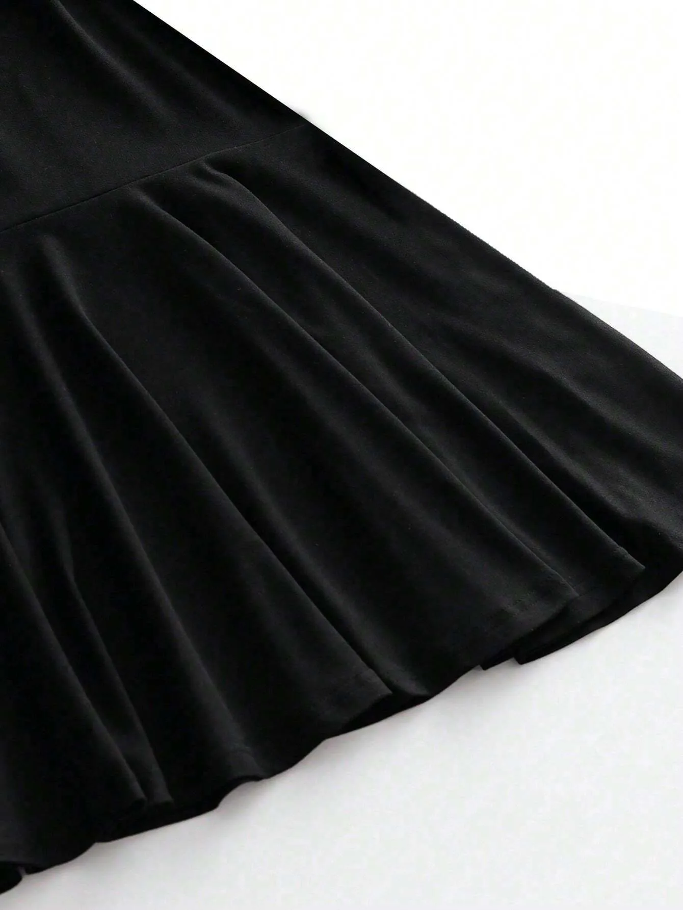 Women's Clothing  Pure Desire To Reveal Collarbone Dress Summer New One-word Neck High Waist Skirt Women display picture 6
