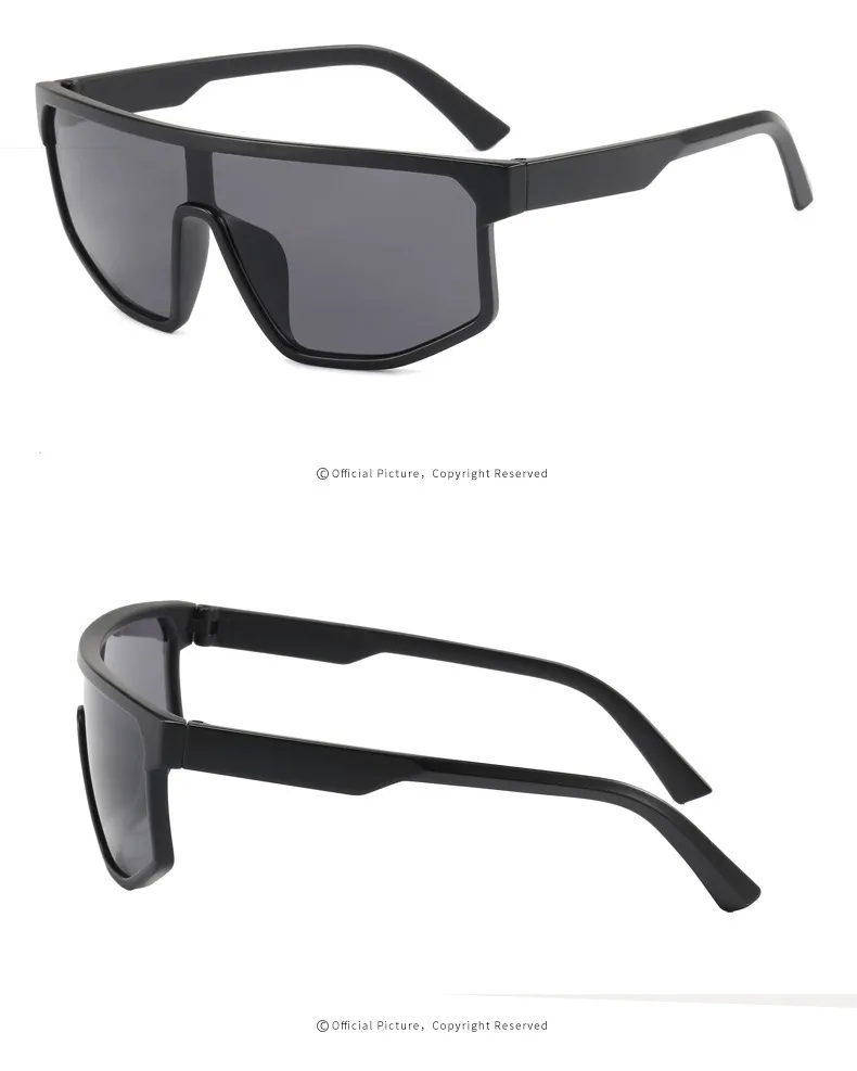 Large Frame Sports Cycling Glasses Windproof Women's And Men's  Mountaineering  Sunglasses  Cycling Colorful Sunglasses display picture 4