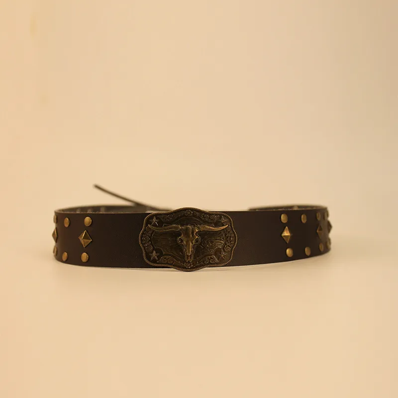 Cowboy Hat Hat With Decorative Ethnic Style Hat Straw Hat Hot Hat Belt display picture 1